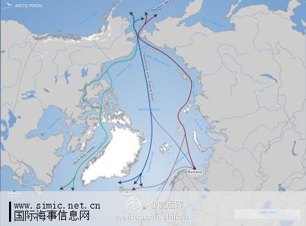 中国开通北极航道比过马六甲省9天
